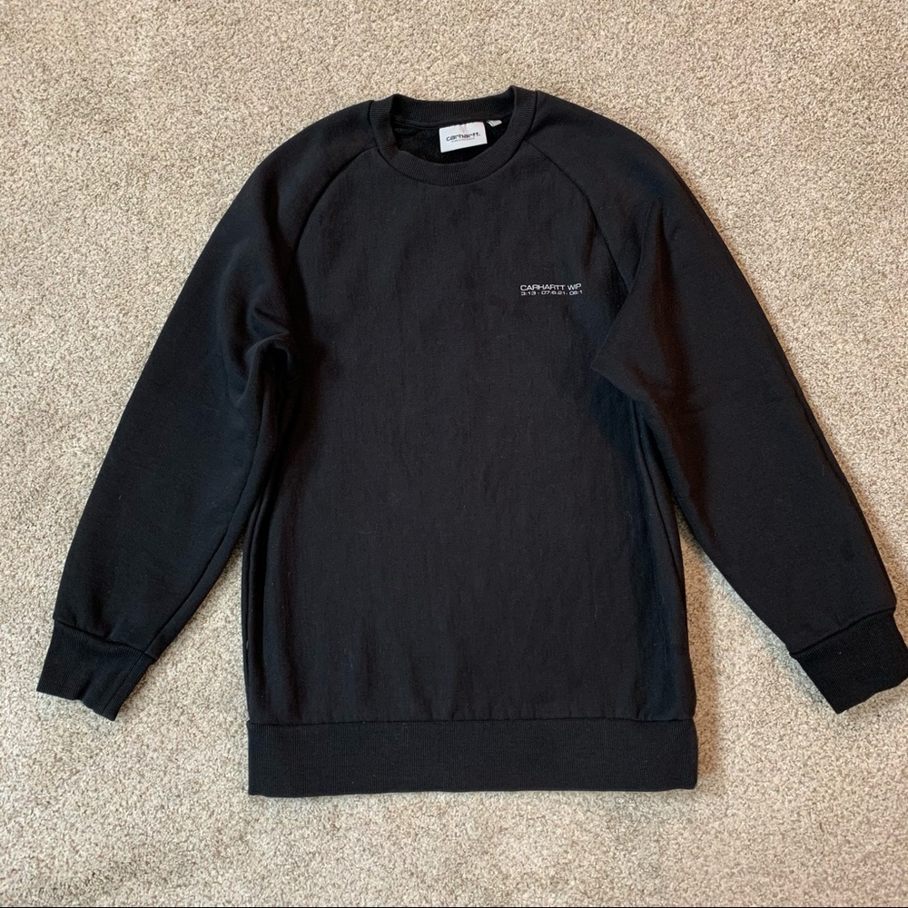 CARHARTT WIP Black GRAPHIC Pullover SWEATSHIRT Jumper SHIRT